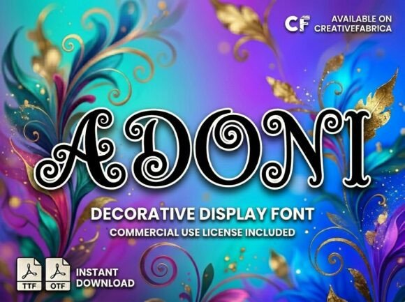Adoni: A Display Font That Turns Headlines Into Moments