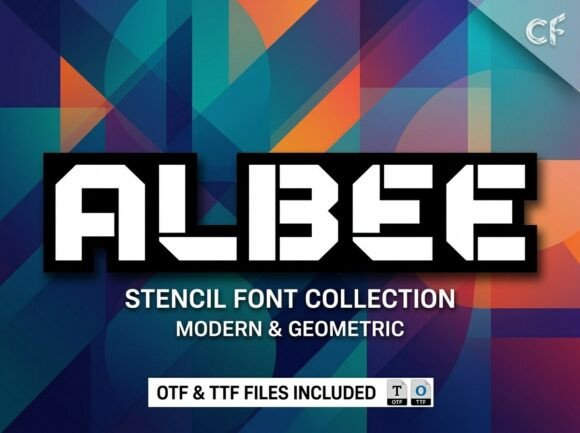 Albee: A Bold, Modern Display Font for Small Business Branding