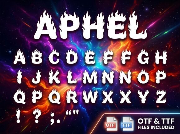 Aphel: A Standout Display Font for Small Business Branding