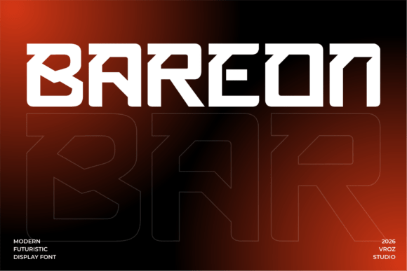 Bareon: A Display Typeface for Thoughtful Editorial Moments