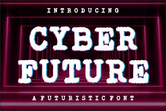 Cyber Future: A Display Font That Makes Your Headlines Unmissable