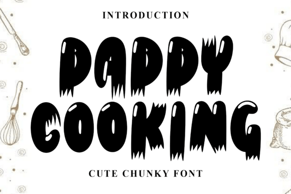 Daddy Cooking: A Festive Display Font That Feels Like Holiday Magic
