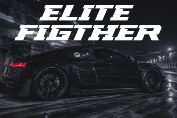 Elite Fighter: A Display Font Built for Digital Impact