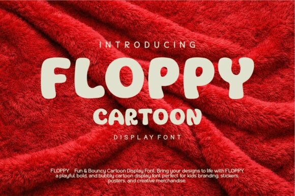 Floppy: A Playful Display Font That Pops in Campaign Visuals