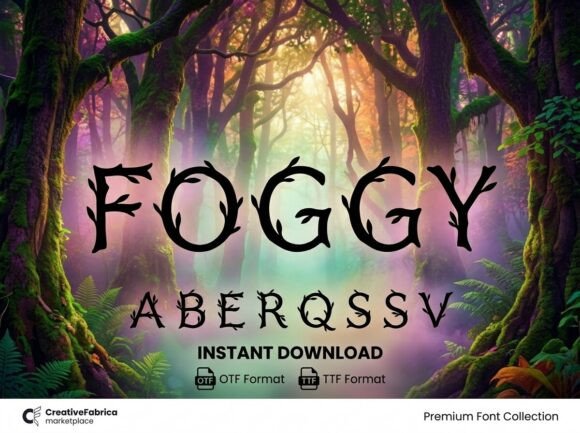 Foggy: A Bold Display Font That Commands Attention