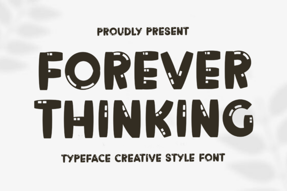 Forever Thinking: A Festive Display Font That Elevates Your Brand