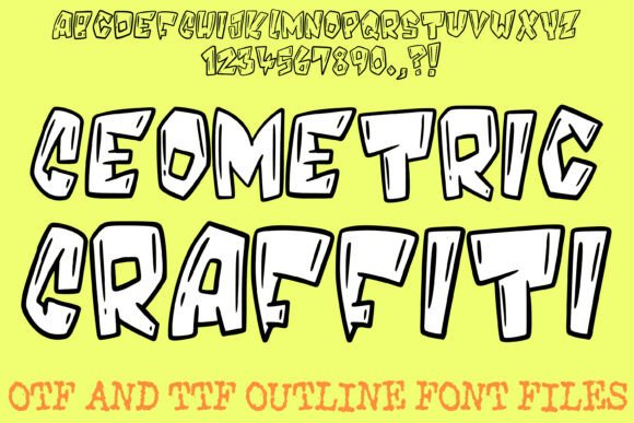 Geometric Graffiti Font: Bold Display Type for Scroll-Stopping Campaigns