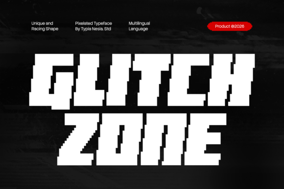 Glitch Zone: A Bold Pixel Racing Font for High-Energy Branding