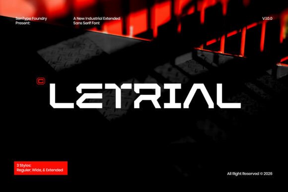 Letrial: An Industrial Sans Serif That Anchors Editorial Layouts