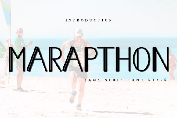Marapthon: A Display Font That Breathes With Your Content
