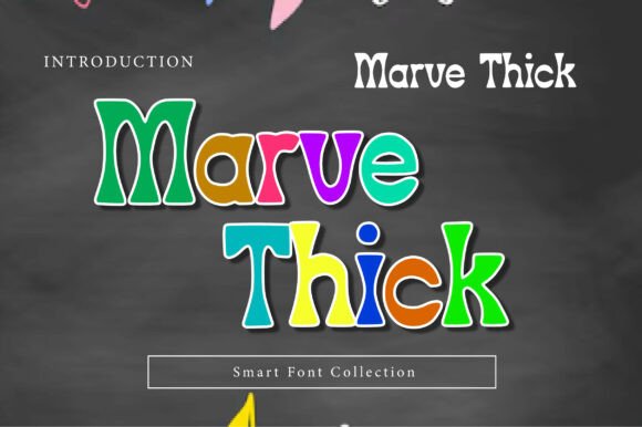 Marve Thick: A Display Font That Builds Editorial Personality