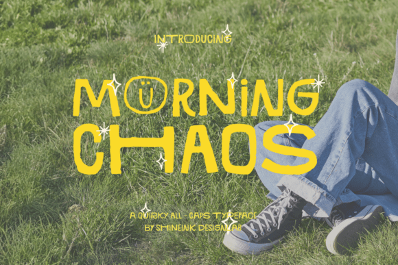 Morning Chaos: A Bold Display Typeface for Digital Branding