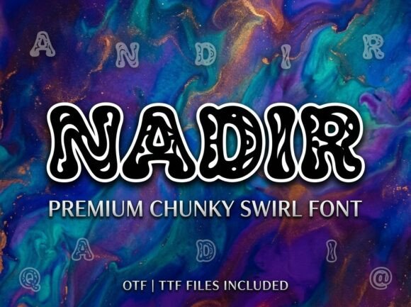 Nadir: A Botanical Display Font That Feels Thoughtfully Grown
