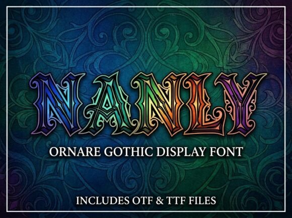 Nanly: A Brutalist Display Font That Stands Its Ground