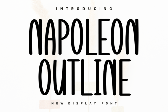 Napoleon Outline: A Handwritten Font That Builds Trust