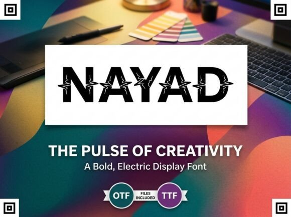 Nayad: A Display Font That Cuts Through the Feed