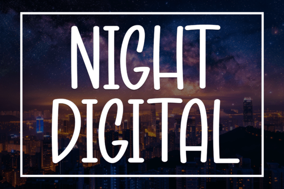 Night Digital: A Display Font That Makes Your Brand Feel Human