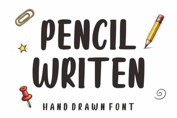 Pencil Writen: A Hand-Drawn Display Font That Feels Human