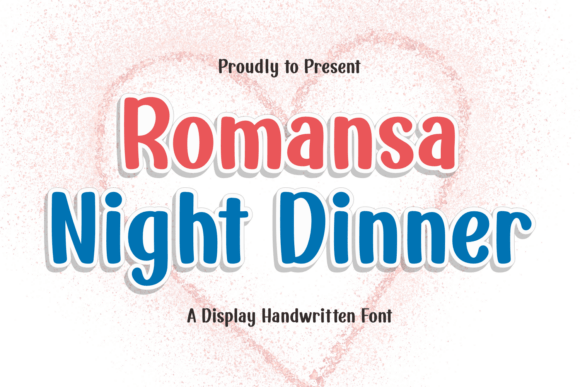 Romansa Night Dinner: A Handwritten Display Font That Feels Like a Warm Conversation