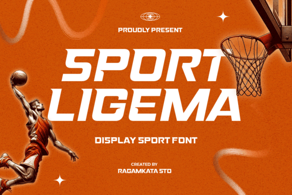 Sport Ligema: A Bold Display Font for Crafters & Sellers