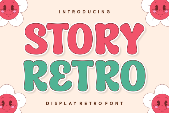Story Retro: A Vintage Display Font for Digital Branding