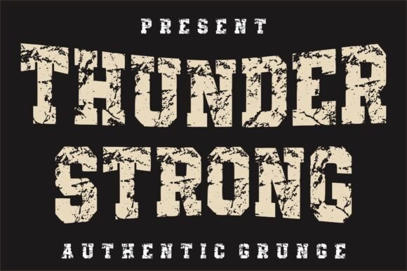 Thunder Strong: A Display Font That Builds Brand Confidence