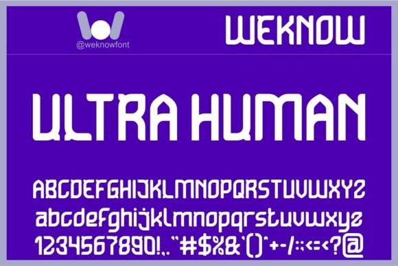 Ultra Human: A Display Font for Editorial Futures