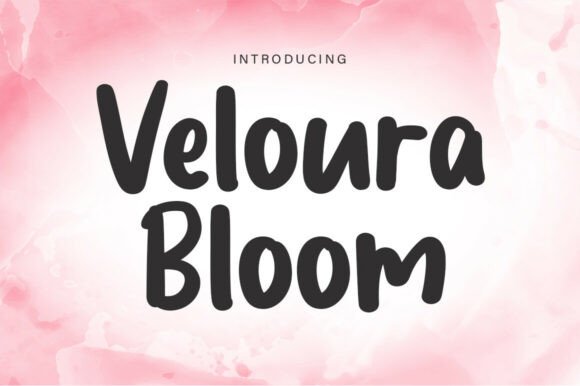 Veloura Bloom: A Warm, Organic Display Typeface for Digital Brands