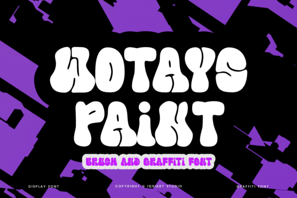 Wotays Paint: A Bold Display Font for Hero Sections & Brand Voice
